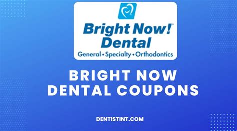 Bright Now Dental Coupons Printable